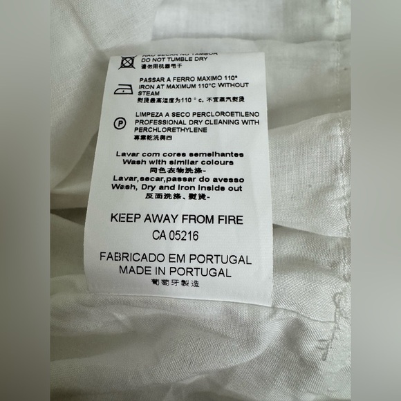 NWT Patachou Designer White Chiffon Lace Tulle Puff Sleeve Baptism Wedding Dress - Picture 10 of 16